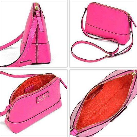 Kate Spade WKRU2895 New York Wellesley Hanna SweatHeart Leather Bag