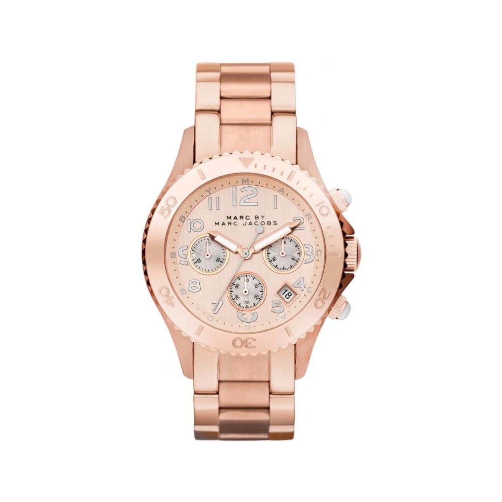 Marc Jacobs MBM3156 Chronograph Quartz Rose Gold Stainless Steel