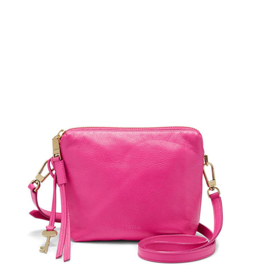 Fossil Zb7229694 Maya Crossbody Handbag Hot Pink
