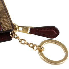 Coach F78047 Signature Daisy Mini ID Case Khaki Coral Multi