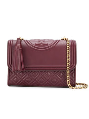 Tory Burch 43834 Fleming Small Convertible Shoulder Bag Claret