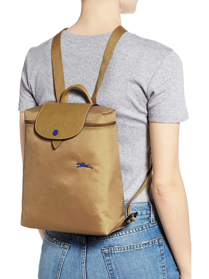 on-model-Longchamp-Le-Pliage-Club-Backpack-Bag-Khaki