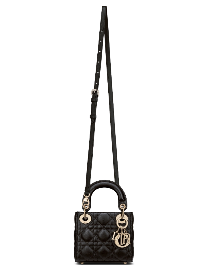 on-produk-Dior-Micro-Lady-Crossbody-Bag-Black-Cannage-Lambskin