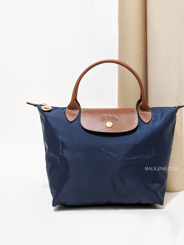 on-produk-Longchamp-Le-Pliage-Original-Small-Top-Handle-Bag-Navy
