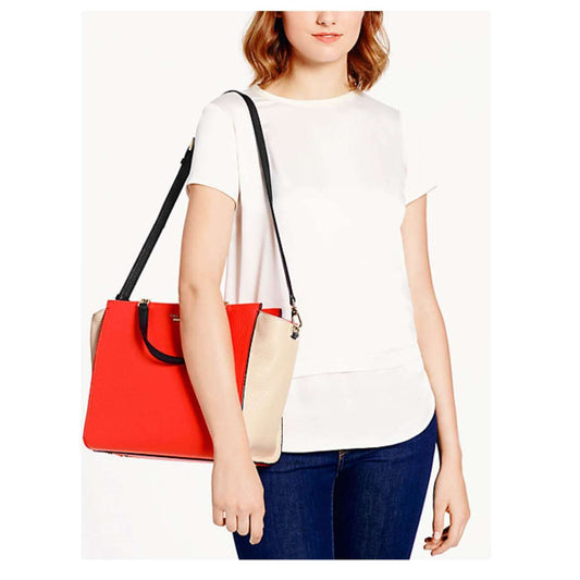 Kate Spade PXRU5310 Chelsea Square Hayden Leather Geranium