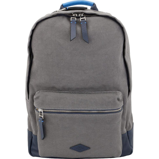 tas-MBG9248020-Fossil Estate Fabric Backpack Grey Navy-Balilene