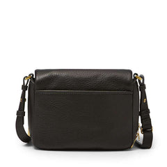 tas-ZB5873001-Fossil Preston Small Flap Cross Body Bag Black-Balilene