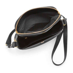 tas-ZB5873001-Fossil Preston Small Flap Cross Body Bag Black-Balilene