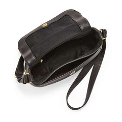tas-ZB5873001-Fossil Preston Small Flap Cross Body Bag Black-Balilene