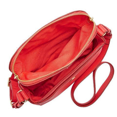 tas-ZB5873616-Fossil Preston Small Flap Cross Body Bag Tomato-Balilene