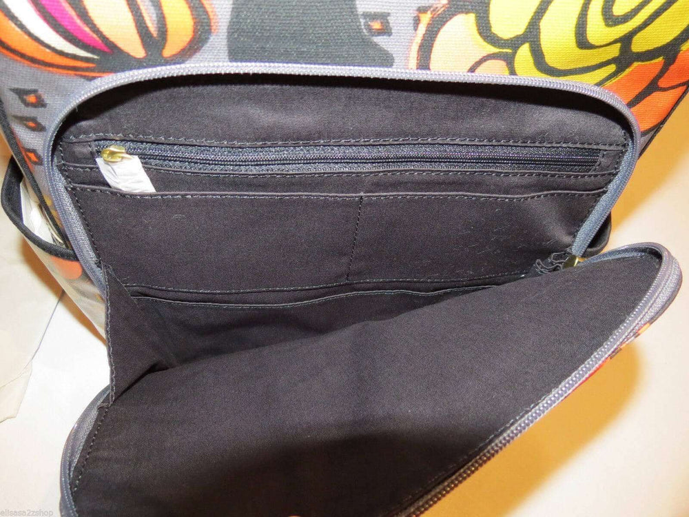 tas-ZB5994919-Fossil Keyper Backpack Floral Coated Canvas-Balilene