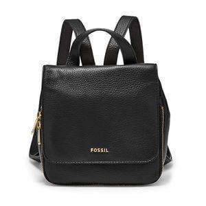 tas-ZB6731001-Fossil Preston Mini Backpack Black-Balilene