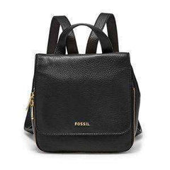tas-ZB6731001-Fossil Preston Mini Backpack Black-Balilene