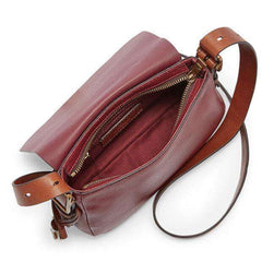 tas-ZB6759609-Fossil Harper Small Saddle Crossbody Wine Bag-Balilene
