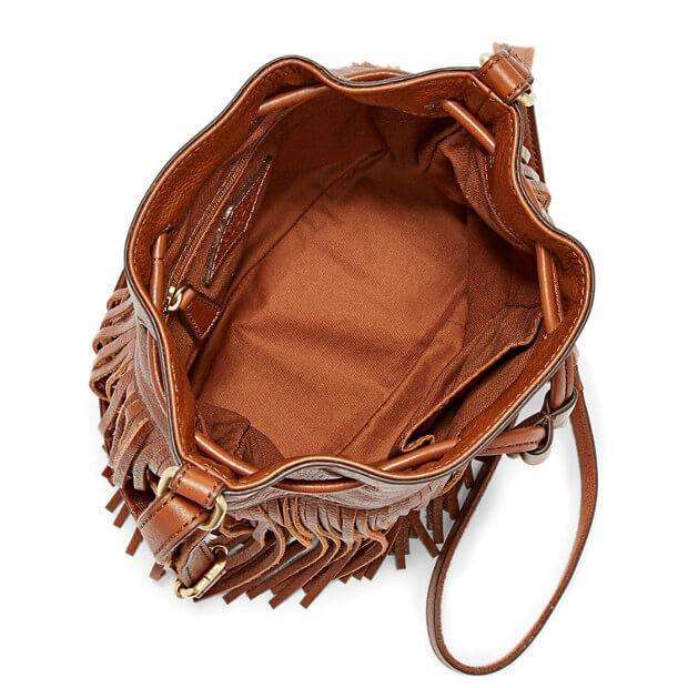 tas-ZB6765200-Fossil Jules Small Drawstring Satchel Brown-Balilene