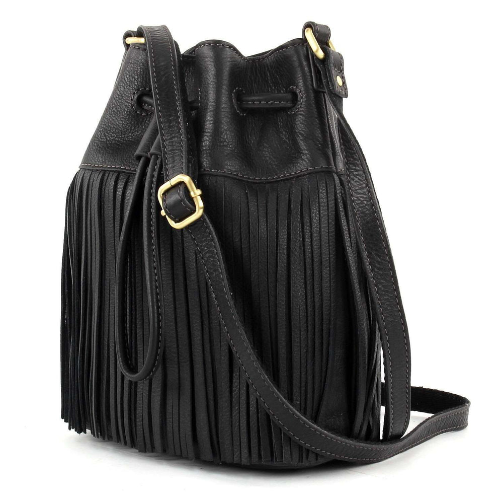 tas-Zb6791001-Fossil Jules Small Drawstring Satchel Black-Balilene
