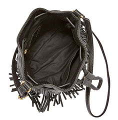 tas-Zb6791001-Fossil Jules Small Drawstring Satchel Black-Balilene