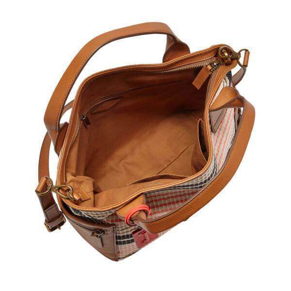 tas-Zb6793678-Fossil Emerson Fabric Satchel Large Pink Stripe-Balilene