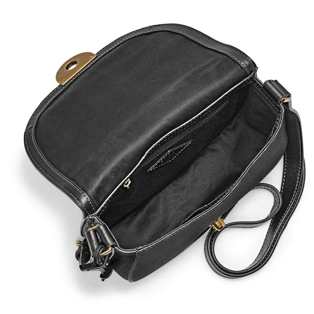 tas-ZB6851001-Fossil Emi Saddle Bag Black-Balilene