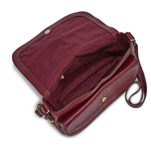 tas-Zb6921609-Fossil Peyton Large Double Flap Wine-Balilene