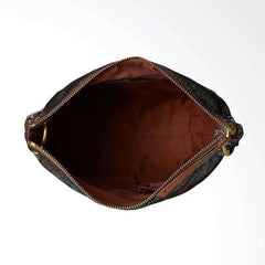 tas-Zb6933914-Fossil Keely Multi Brown Leather Crossbody Shoulder Purse-Balilene