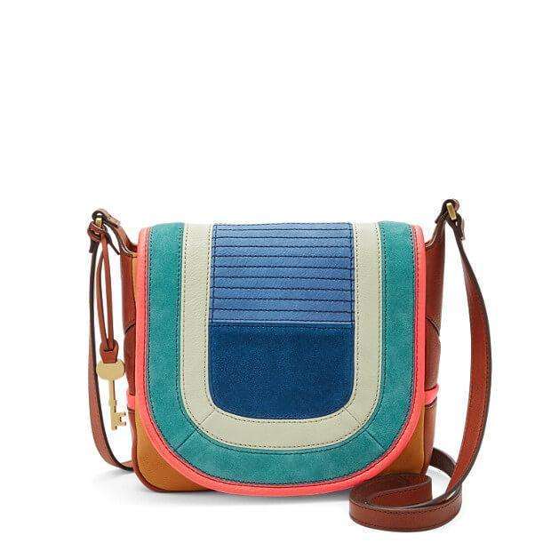 tas-ZB7167895-Fossil Lennox Small Saddle Bag Crossbody-Balilene