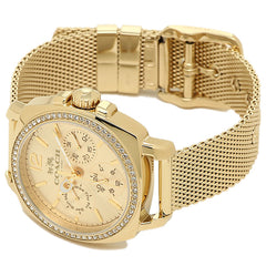 Coach 14502490 Gold Tone Steel Boyfriend Watch