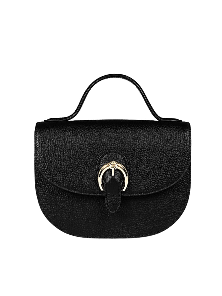Aigner-Ghada-Shoulder-Bag-Medium-Leather-Black