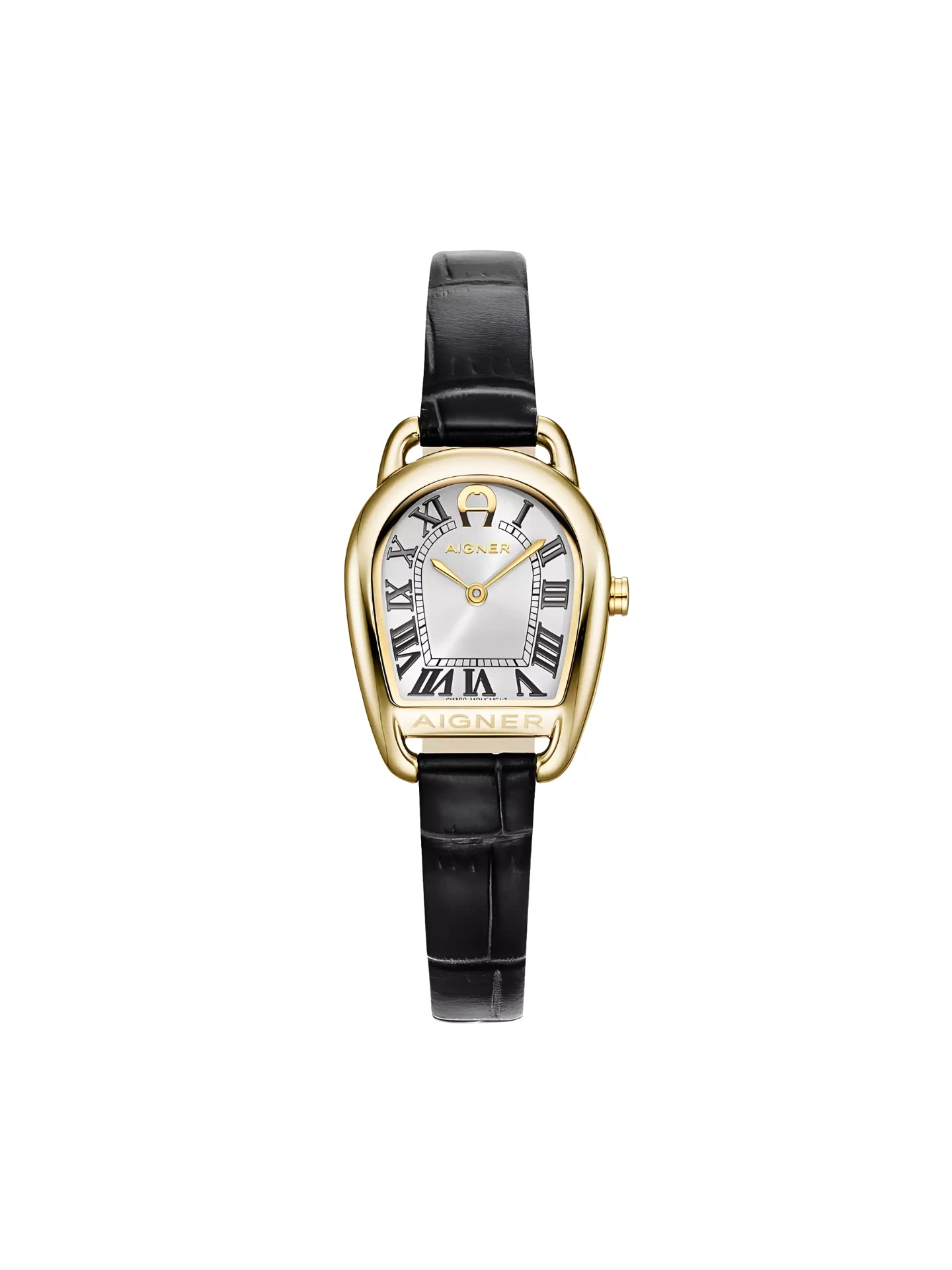 Aigner-Hermada-III-Gold-Case-Black-Leather-Strap-Watch