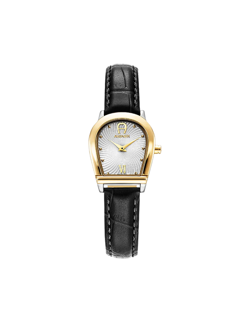 Aigner-Molise-Lady-Leather-Strap-Black