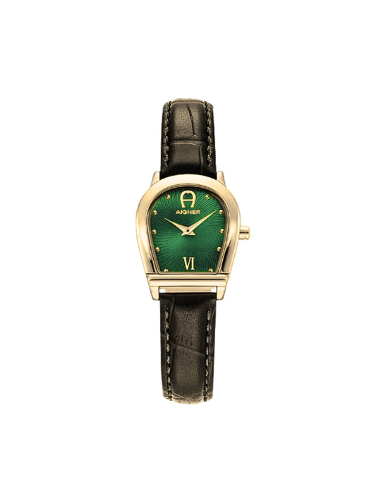 Aigner-Molise-Lady-Leather-Strap-Dark-Brown-Dial-Green