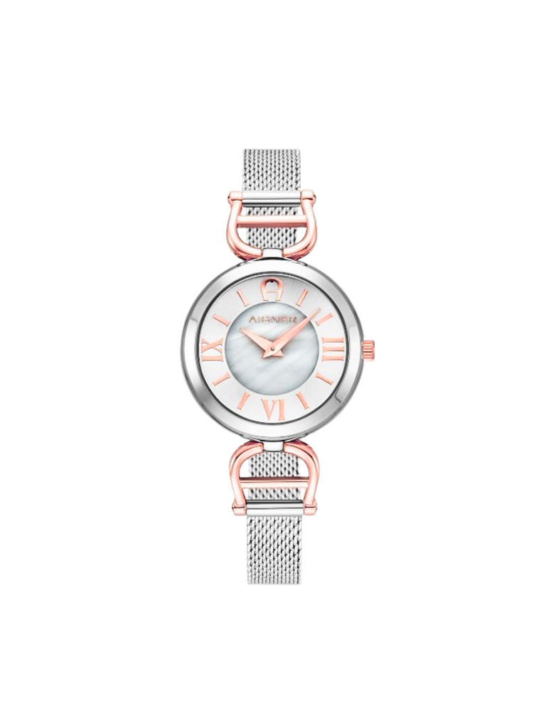 Aigner-Pavia-Stainless-Steel-Strap-Silver-Rosegold