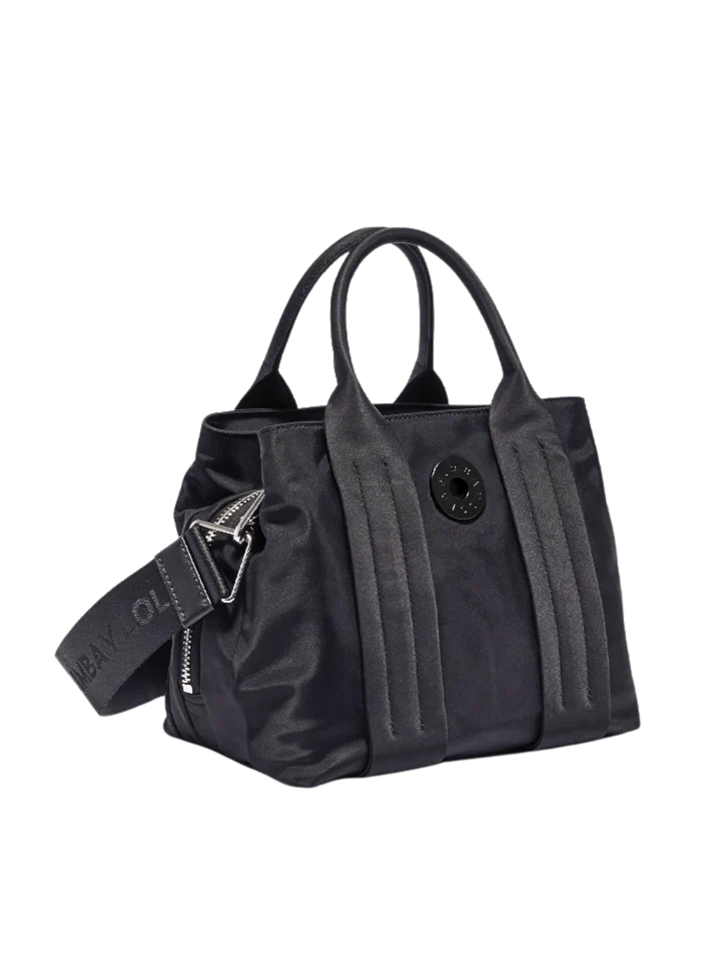 BYL-Medium-Black-Nylon-Handbag-242BBHJ4S-99000