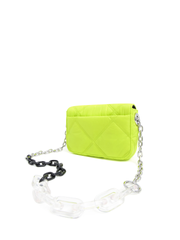 Bimba-Y-Lola-Extra-Small-Padded-Nylon-Flap-Bag-Neon-Green-Balilene-belakang