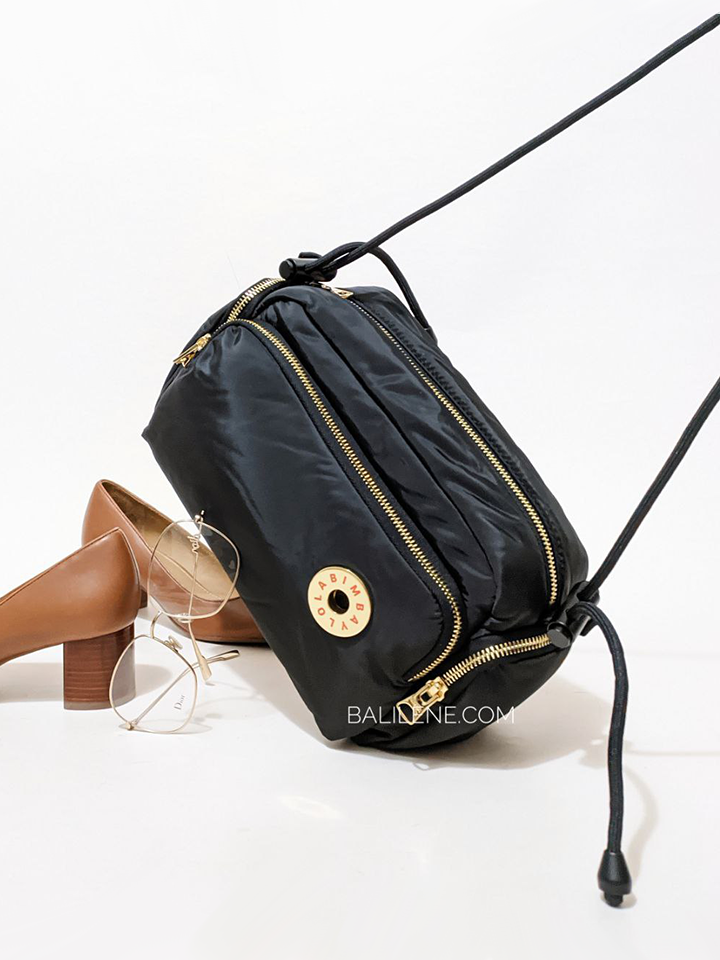 Bimba-Y-Lola-Medium-Black-Nylon-Crossbody-Bag-Balilene-detail-depan