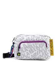 Bimba-Y-Lola-Nylon-Small-Shoulder-Bag-Gray-Multi-depan