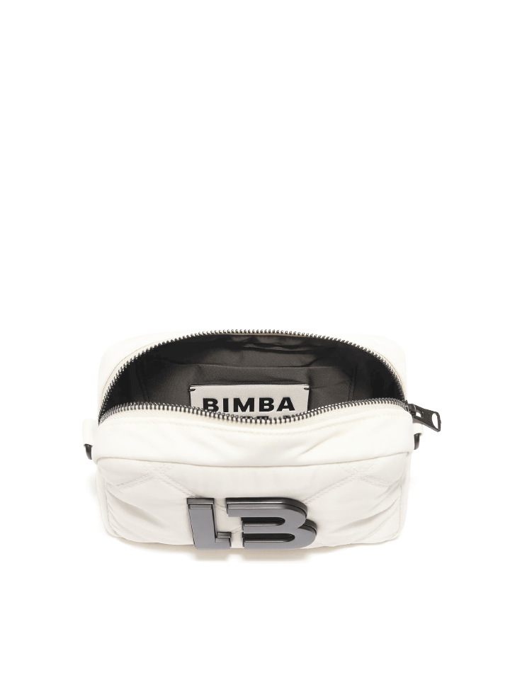 Bimba-Y-Lola-Shoulder-Bag-Extra-Small-Quilted-Nylon-Bone-Balilene-dalam