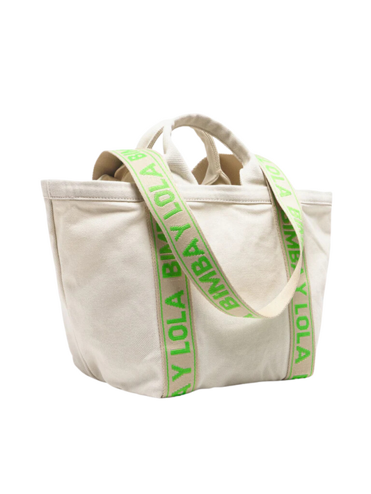 Bimba-Y-Lola-Small-Canvas-Shopper-Bag-Ecru-balilene
