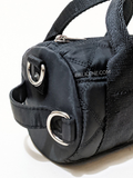 Bimba-Y-Lola-Small-Padded-Black-Nylon-Barrel-Bag-Balilene-detail-samping