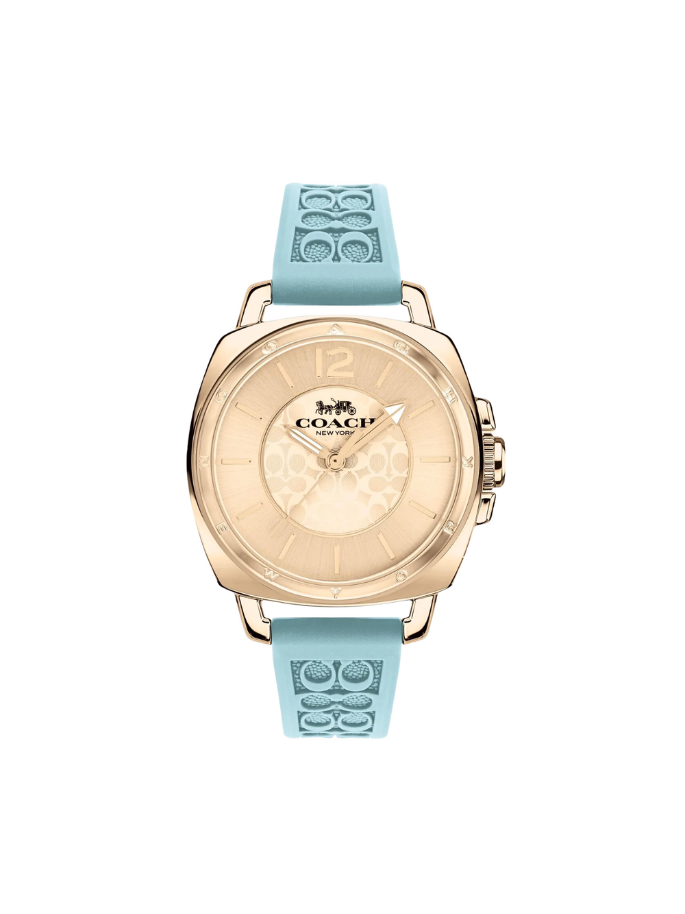 Coach-14503979-Signature-Embossed-Boyfriend-Rubber-Strap-Gold-Blue