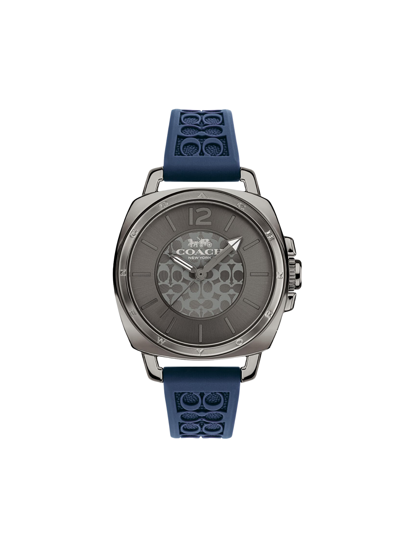coach 腕時計【handmaderiro】 Coach New York Women's Black Dial Genuine Leather Strap