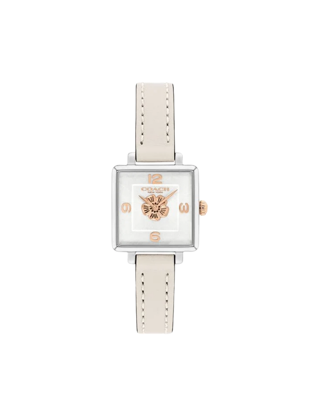 Coach-Cass-With-Floral-Logo-Leather-Strap-White