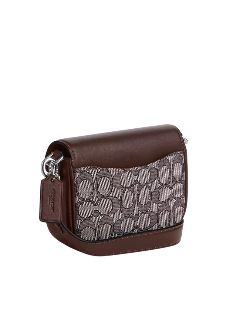 Coach-Amelia-Small-Saddle-Bag-In-Signature-Jacquard-OakMaple