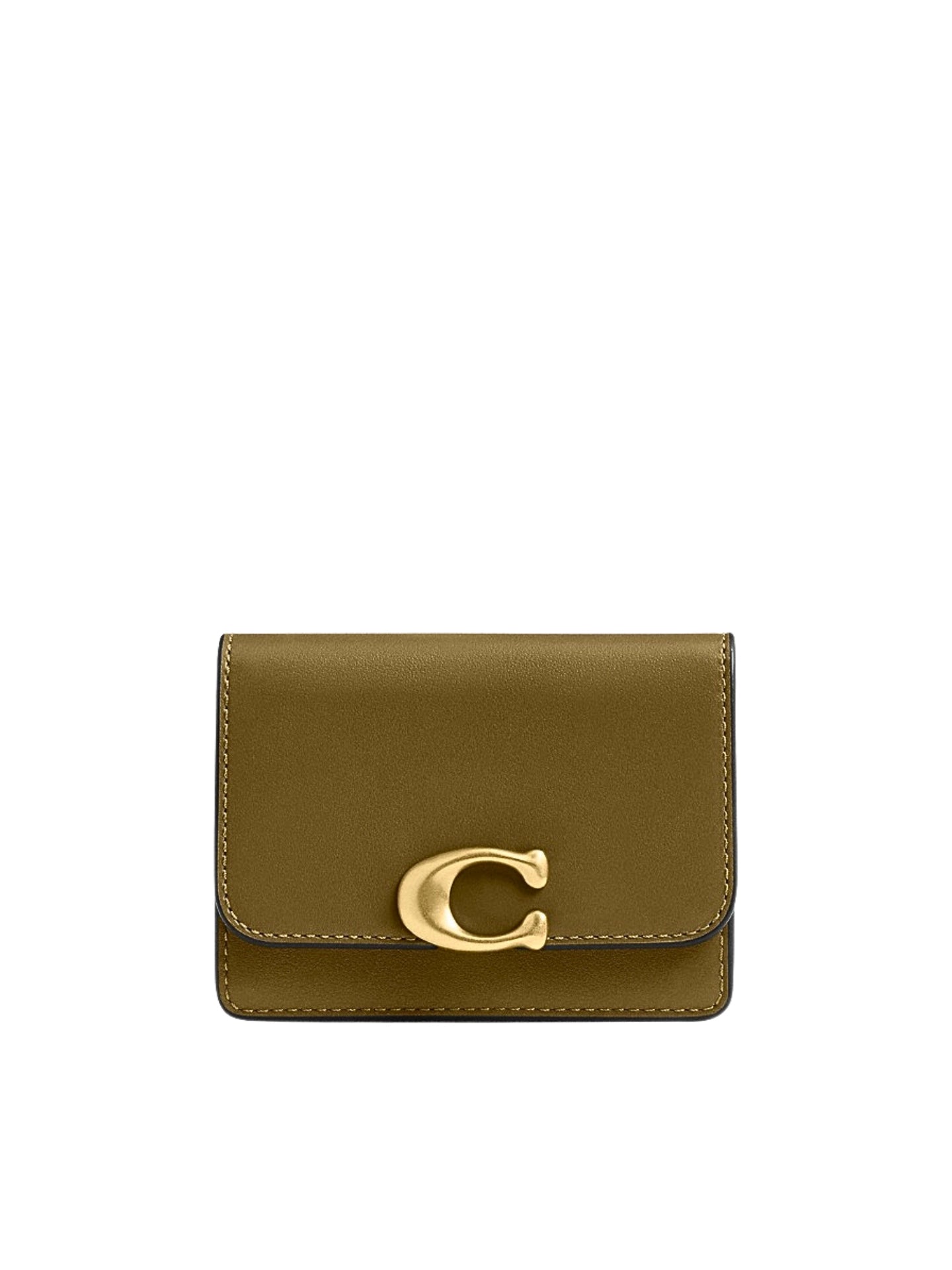 Coach-Bandit-Card-Case-Wallet-Muted-Olive