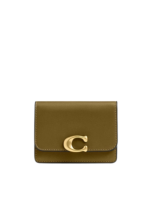 Coach-Bandit-Card-Case-Wallet-Muted-Olive