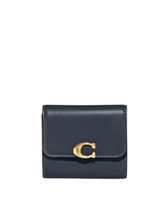 Coach-Bandit-Refined-Calf-Leather-Wallet-Navy