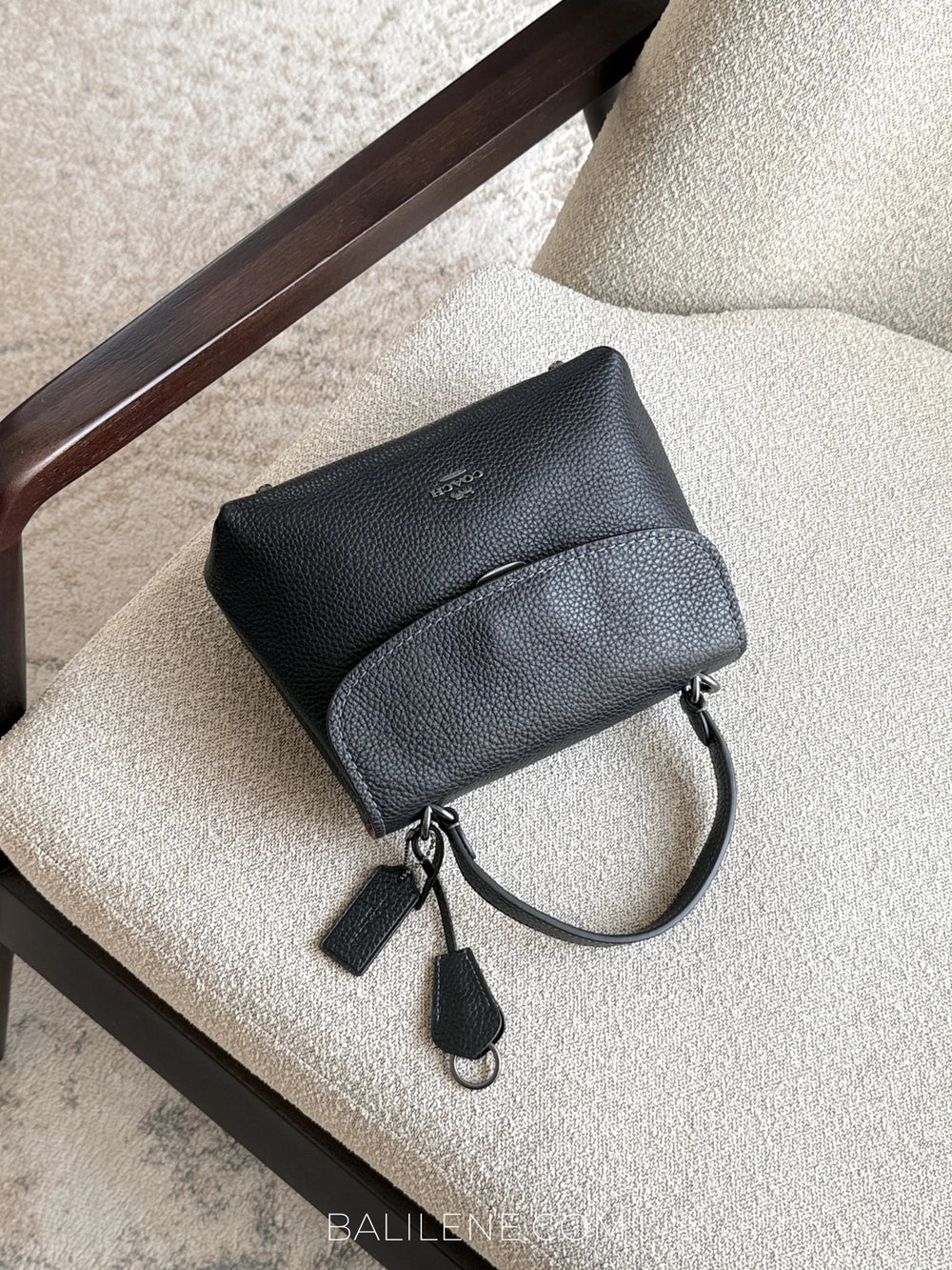 Coach-Black-Emory-Top-Handle-Bag-Black-balilene