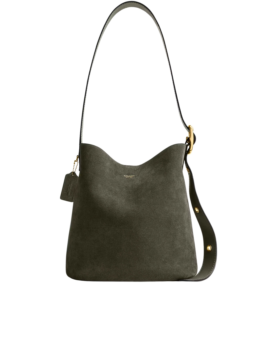 Coach-Bleecker-Bucket-Bag-Suede-Olive