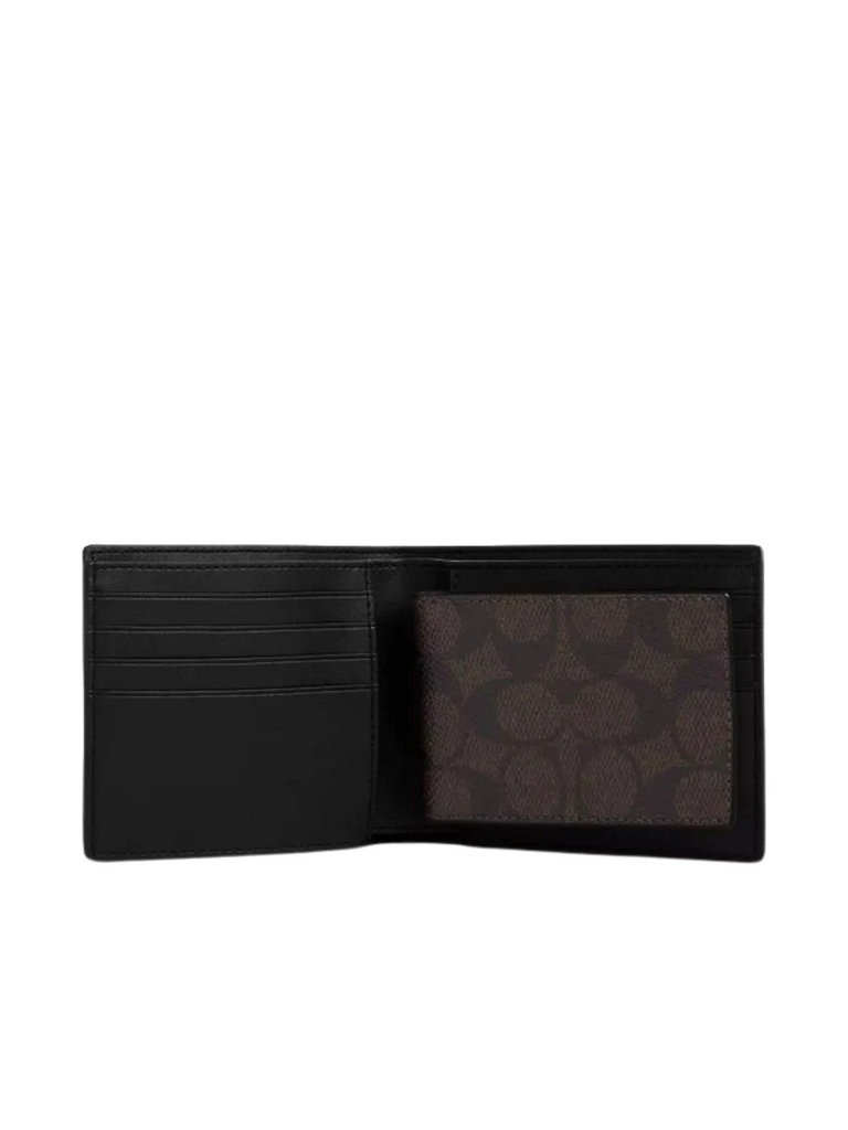 Coach-Boxed-3-In-1-Wallet-Gift-Set-In-Signature-Canvas-Walnut-Black