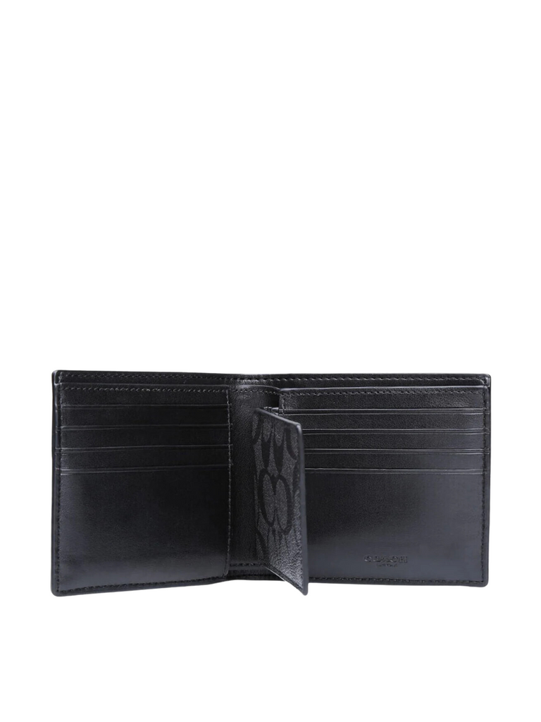 Coach-Boxed-3-In-1-Wallet-Gift-Set-In-Signature-Canvas-in-Charcoal-Black